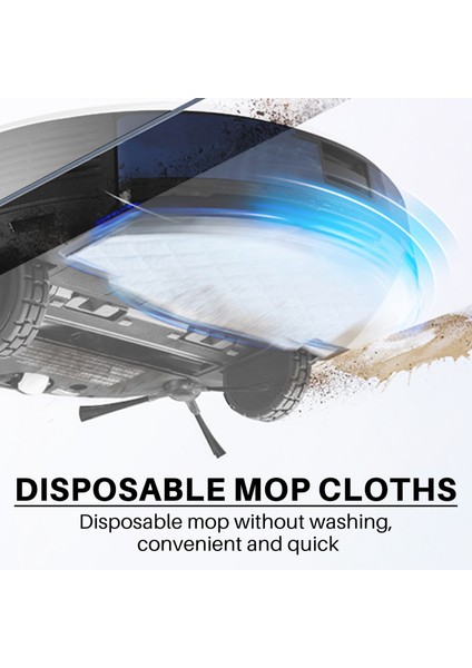 60 Adet Tek Kullanımlık Paçavra Deebot Ozmo T8 Elektrikli Süpürge Paspas Bezleri Paspas Pedleri Yedek Parça (Yurt Dışından) indirimleri