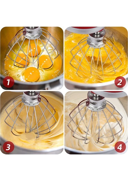 5 Quart Stand Mikser Için Mikser Yardım Aparatı K5WW Tel Kırbaç ve 5K7SDH Hamur Kancası ve Mikser Yardım Küreği (Yurt Dışından)