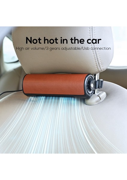 Araba Iç Arka Kafalık Fanı USB Fişi Araba Koltuğu Fanı Rüzgar Gücü Düşük Gürültüye Kadar Araba Arka Koltuk Fanı Araba Fanı-B (Yurt Dışından) fırsatları