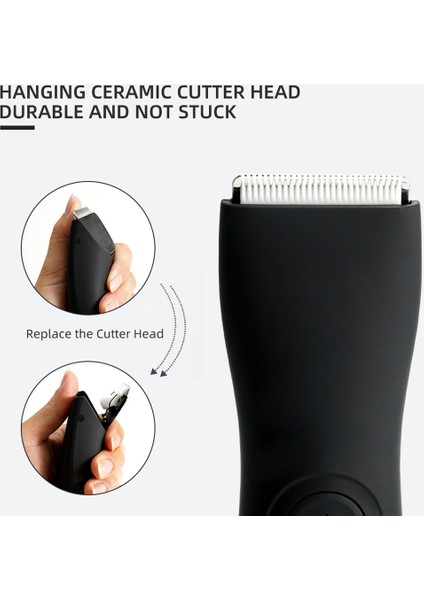 Elektrikli Kasık Saç Düzeltici Vücut Bakım Tıraş Makinesi Erkekler Için Su Geçirmez Islak/kuru Clippers Erkek Yüz Sakal (Yurt Dışından) fiyatları