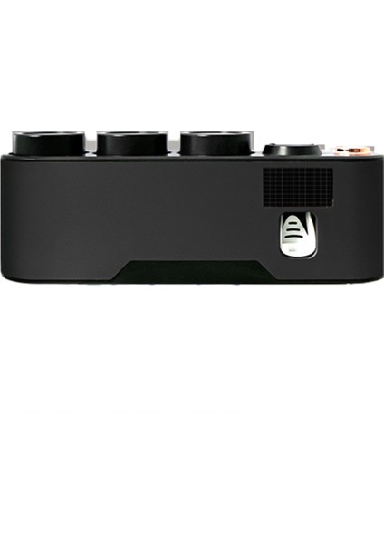 Uv Diş Fırçası Tutucu Otomatik Solar Şarj Diş Macunu Sıkacağı Dağıtıcı Banyo Depolama Rafı Banyo Siyah (Yurt Dışından)