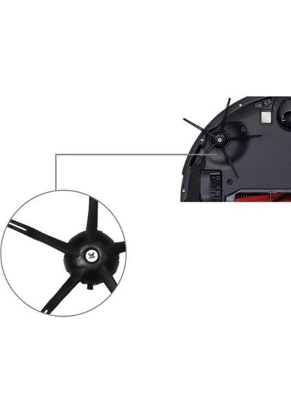 8 Adet Yedek Parçalar Q5/q5+ Robotlu Süpürge Aksesuarları Yan Fırça Ev Temizlik Aracı (Yurt Dışından) modelleri