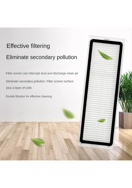 Bot Için W10 W10PRO Elektrikli Süpürge Ana Fırça Filtresi Yan Fırça Paspas Yedek Aksesuar Kiti (Yurt Dışından)
