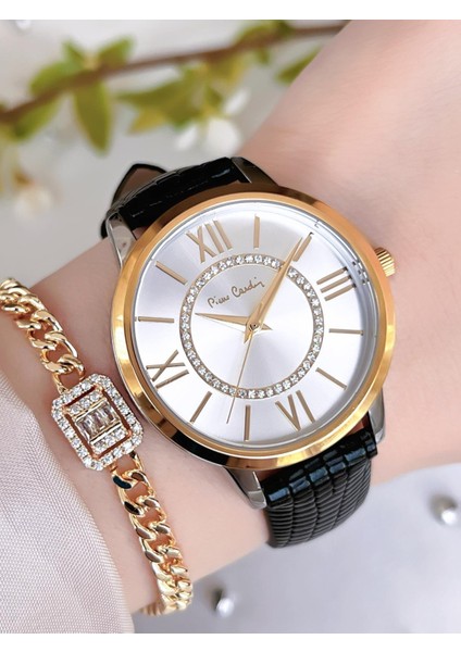 Deri Kordon Kadın Kol Saati 30 mt Su Gecirmez+Bileklik PR.08.KD.2002F07