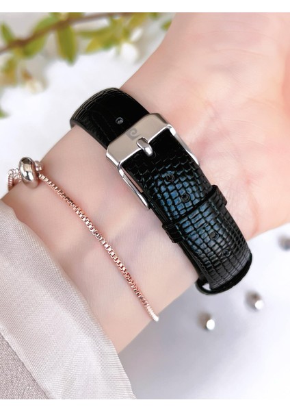 Deri Kordon Kadın Kol Saati 30 mt Su Gecirmez+Bileklik PR.08.KD.2002F06 fırsatları