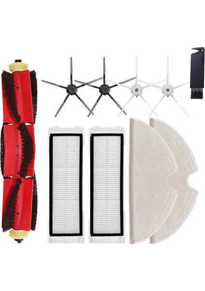 S6 Maxv S6 Saf S5 S5 Max T6 E4 E35 E20 Robotlu Süpürge Için Rulo Fırça Yan Fırça Filtre Bez Kiti (Yurt Dışından)