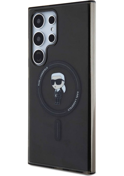 Galaxy S24 Ultra Kılıf Lisanslı Magsafe Özellikli Karl Head Iml Baskılı Kapak Siyah fiyatları