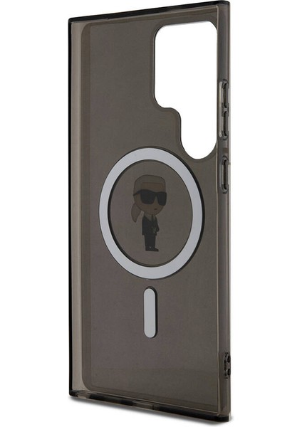 Galaxy S24 Ultra Kılıf Lisanslı Magsafe Özellikli Karl Head Iml Baskılı Kapak Siyah fırsatları