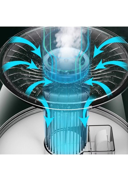 6.8l Çift Sprey Kapasiteli Nemlendirici 280 ml Ev Mini Masaüstü Hava Nemlendirici Yatak Odası Ev Ofis Ab Tak Için (Yurt Dışından)