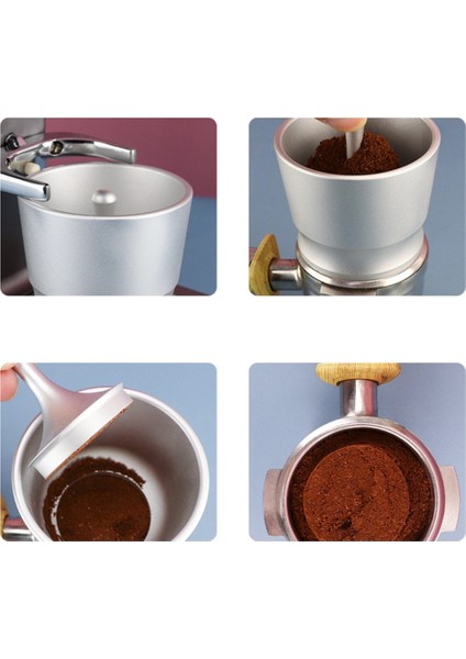 Öğütücü Alüminyum Akıllı Dozaj Halkası Bira Kase Kahve Tozu Seçici Espresso Barista Aracı 58MM Gri (Yurt Dışından) fırsatları