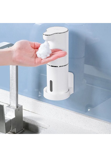 Otomatik Köpük Sabunluklar Banyo Akıllı Yıkama El Makinesi, USB Şarjlı Beyaz Yüksek Kaliteli Abs Malzeme (Yurt Dışından)