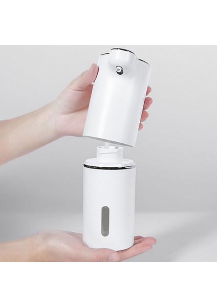 Otomatik Köpük Sabunluklar Banyo Akıllı Yıkama El Makinesi, USB Şarjlı Beyaz Yüksek Kaliteli Abs Malzeme (Yurt Dışından)