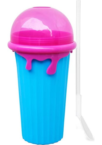 Slushy Maker Cup Slushie Cup Magics Freeze Squeeze Ice Cup Yaz Smoothies Slushie Bardak Dondurma Makinesi Ev-A Için (Yurt Dışından)