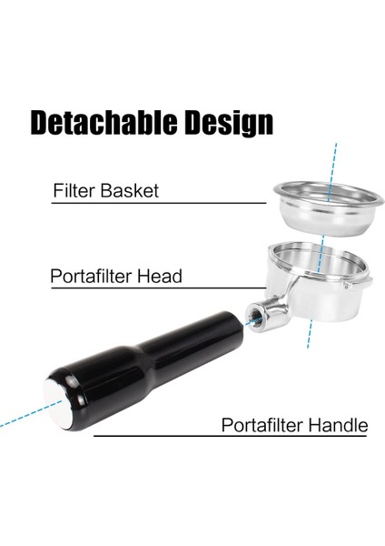 58MM BES900/920/980 Filtre Kahve Dipsiz Portafilter Paslanmaz Çelik Yedek Filtre Sepeti Araçları (Yurt Dışından) fiyatları