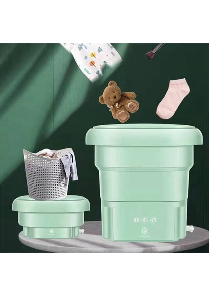 Taşınabilir Çamaşır Makinesi Mini Yıkama Temizleme Mavi Işık Yarım Otomatik Yıkama Çorap Daire Seyahat Abd Plug-B Için (Yurt Dışından) modelleri