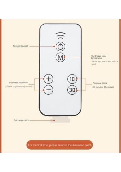 USB Şarj Edilebilir Lamba Kademesiz Karartma Masa Lambası Asılabilir ve Yapıştırılabilir Okuma Masası Lambası Uzaktan Kumanda LED Duvar Lambası (Yurt Dışından) fiyatları