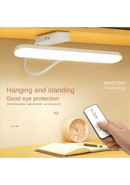 USB Şarj Edilebilir Lamba Kademesiz Karartma Masa Lambası Asılabilir ve Yapıştırılabilir Okuma Masası Lambası Uzaktan Kumanda LED Duvar Lambası (Yurt Dışından) modelleri
