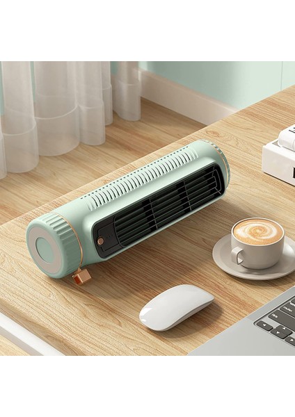 Taşınabilir Otomatik Uzaktan Klima, 3 Hızlı Elektrikli Fan Beyaz ile USB Kişisel Klima Mini Klima (Yurt Dışından)