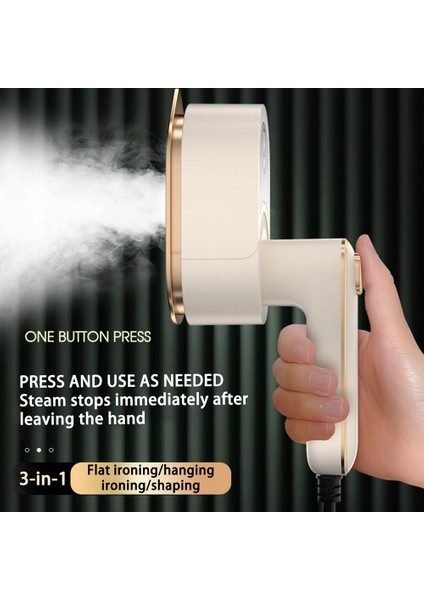 Yükseltilebilir Taşınabilir Ütü Makinesi - 180° Döndürülebilir El Tipi Mini Buharlı Ütü - Seyahat Giysi Buharlı Pişirici Us Plug Beyaz (Yurt Dışından) fiyatları
