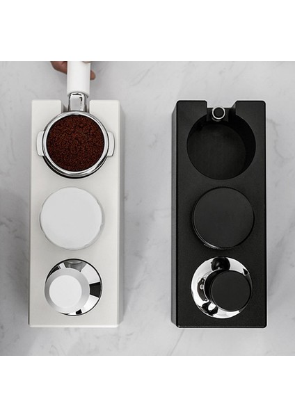Ξ Ny Ue Zhang 51MM-58MM Kahve Sabotaj Tutucu Filtre Standı Espresso Dağıtıcı Mat Raf Kahve Makinesi Aracı Aksesuarları Barista-Siyah (Yurt Dışından) indirimleri