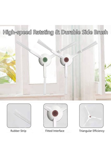 Debot T20 Pro Robotik Süpürge Parçaları Ana Yan Fırça Paspas Bezi Kapak Hepa Filtre Aksesuarı Yedek Parça (Yurt Dışından) fiyatları