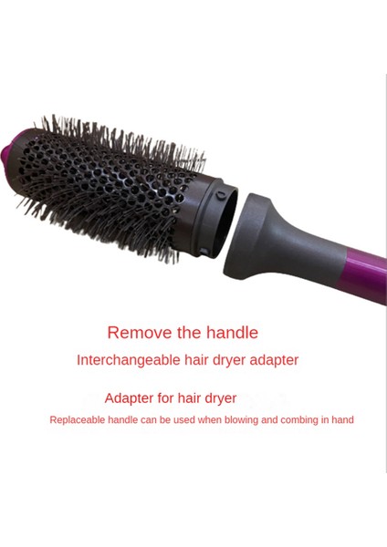 HD03/HD05/HD08 Saç Kurutma Makinesi Yuvarlak Tarak Saç Şekillendirici Fırça Salon Şekillendirici Aracı Silindir Tarak Ayrılabilir Kolu (Yurt Dışından) modelleri