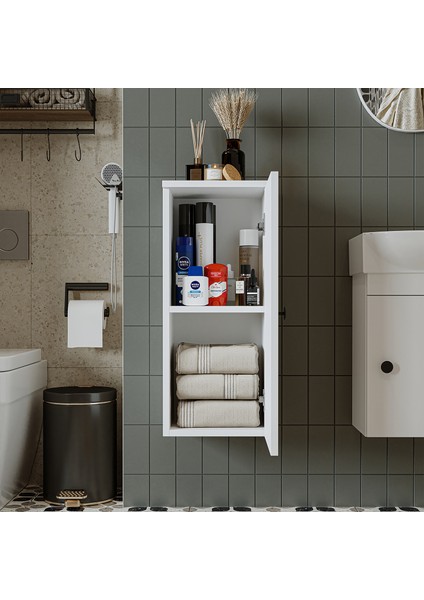 Suntalam 70 x 25 cm Banyo Boy Dolabı Mat Beyaz fiyatları