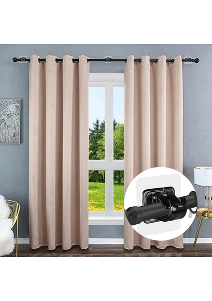 20 Adet Kendinden Yapışkanlı Perde Braketi Tutucu Çubuk Kanca Duvar Perdesi Asılı Sabit Klip Ayarlanabilir Depolama Kanca Kelepçe-A (Yurt Dışından) fiyatları