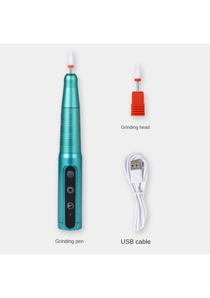 Elektrikli Manikür Makinesi Profesyonel Tırnak Matkap Sander Freze Kesici Tırnak Dosyaları Salon Jel Çıkarma, Altın (Yurt Dışından) indirimleri