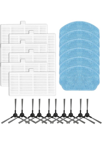 Yedek Parçalar Yan Fırça, Filtre, Paspas Bezi, BR150/BR151 Robot Süpürgeye Uyumlu Yedek Parça Değişimi (Yurt Dışından)