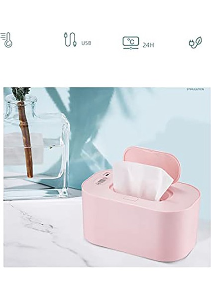 Yeni Bebek Isıtıcı Isıtıcı Islak Havlu Dispenseri Peçete Isıtma Kutusu Ev/araba Kullanımı Mini Isıtıcı Durumda Mendil Beyaz Mendil (Yurt Dışından)