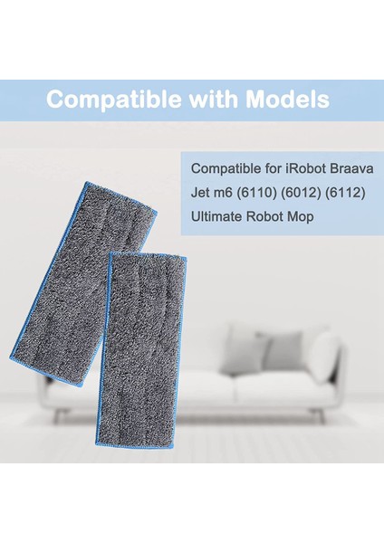 M6 (6110) (6012) (6112) Için 10 Paket M6 Islak Paspas Pedleri Ultimate Robot Mop, Islak Paspas Pedleri (Yurt Dışından) modelleri