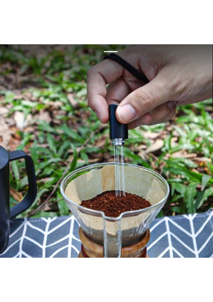 Espresso Karıştırıcı Wdt Aracı Espresso Aksesuarları Espresso Karıştırma Aracı Iğne Taşınabilir Kahve Dağıtım Aracı Siyah (Yurt Dışından) modelleri