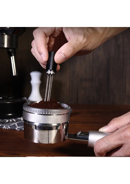 Espresso Karıştırıcı Wdt Aracı Espresso Aksesuarları Espresso Karıştırma Aracı Iğne Taşınabilir Kahve Dağıtım Aracı Siyah (Yurt Dışından) indirimleri