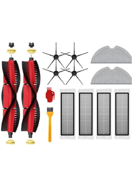 S5 S6 Max Saf E4 E5 T6 T4 Elektrikli Süpürge Aksesuarları Ana Yan Fırça Paspas Bezi Yedek Parça (Yurt Dışından)