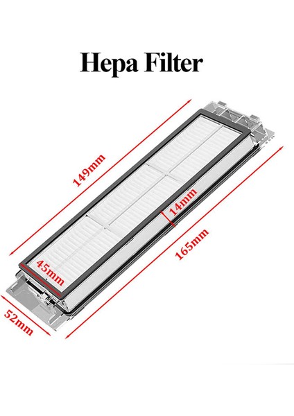 S5 S6 Max Saf E4 E5 T6 T4 Elektrikli Süpürge Aksesuarları Ana Yan Fırça Paspas Bezi Yedek Parça (Yurt Dışından) fırsatları
