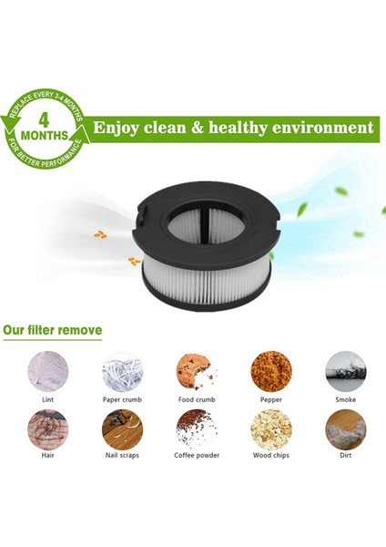 4pcs T12 / T12 Plus Elektrikli El Süpürgesi Arka Filtre Aksesuarları Için Yedek Parçalar (Yurt Dışından) indirimleri