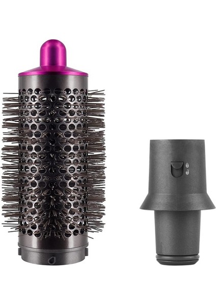 Şekillendirici / Süpersonik Saç Kurutma Makinesi Aksesuarları Için Silindir Tarak ve Adaptör, Saç Şekillendirme Aracı, Gül Kırmızı ve Gri (Yurt Dışından)