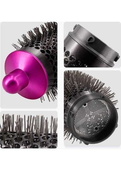 Şekillendirici / Süpersonik Saç Kurutma Makinesi Aksesuarları Için Silindir Tarak ve Adaptör, Saç Şekillendirme Aracı, Gül Kırmızı ve Gri (Yurt Dışından) indirimleri