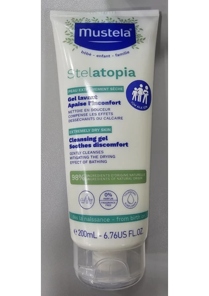 Stelatopia Çok Kuru Ciltler İçin Şampuan 200 ml