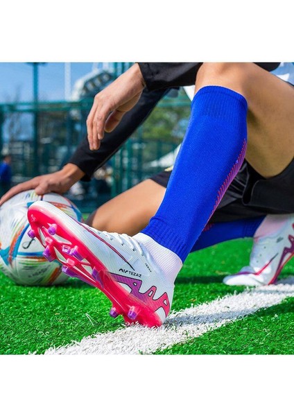 Erkek / Çocuk Futbol Botları Profesyonel Çim Futbol Botları Çocuk Futbol Spor Eğitim Ayakkabıları Boyutu 324 (Yurt Dışından) modelleri