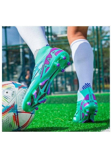 Erkek / Çocuk Futbol Botları Profesyonel Çim Futbol Botları Çocuk Futbol Spor Eğitim Ayakkabıları Boyutu 324 (Yurt Dışından) fırsatları