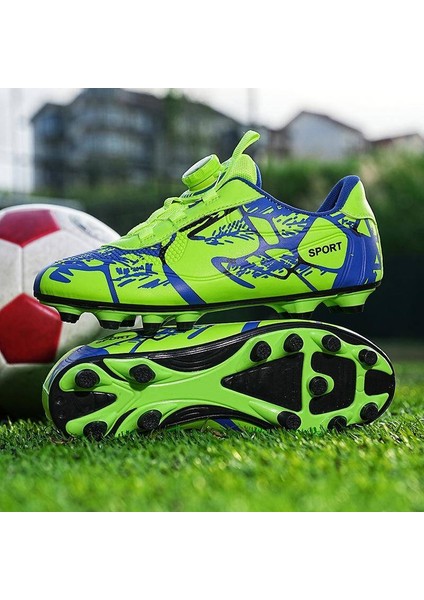 Erkek / Çocuk Futbol Botları Profesyonel Çim Futbol Botları Çocuk Futbol Spor Eğitim Ayakkabıları Boyutu 46 (Yurt Dışından)