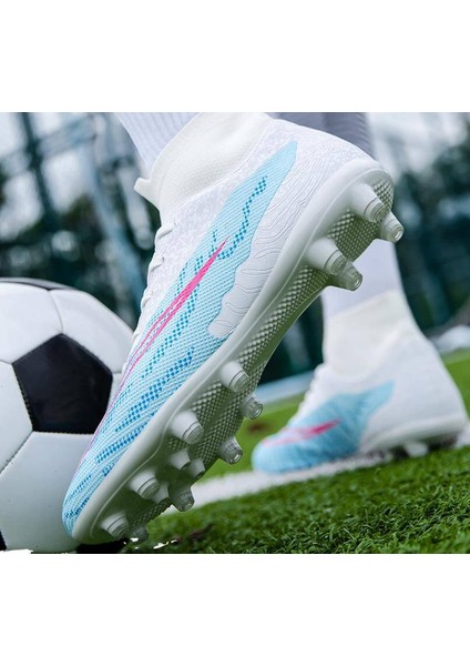 Erkek / Çocuk Futbol Botları Profesyonel Çim Futbol Botları Çocuk Futbol Spor Eğitim Ayakkabıları Boyutu 567 (Yurt Dışından)