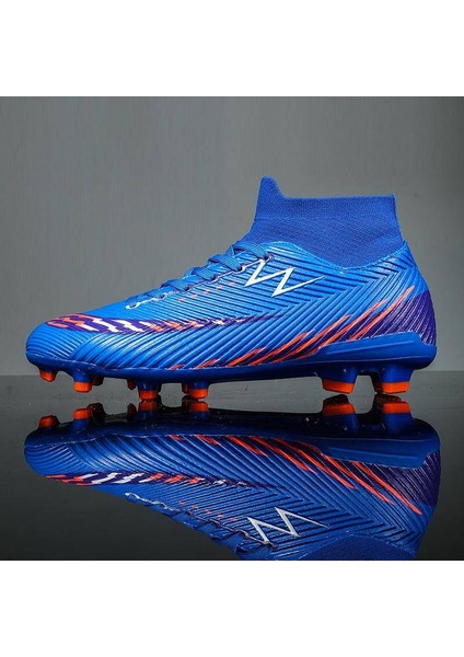 Erkek / Çocuk Futbol Botları Profesyonel Çim Futbol Botları Çocuk Futbol Spor Eğitim Ayakkabıları Boyutu 192 (Yurt Dışından)