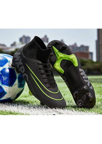 Erkek / Çocuk Futbol Botları Profesyonel Çim Futbol Botları Çocuk Futbol Spor Eğitim Ayakkabıları Boyutu 600 (Yurt Dışından)