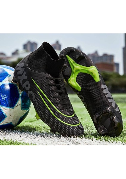 Erkek / Çocuk Futbol Botları Profesyonel Çim Futbol Botları Çocuk Futbol Spor Eğitim Ayakkabıları Boyutu 600 (Yurt Dışından)