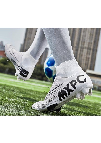 Erkek / Çocuk Futbol Botları Profesyonel Çim Futbol Botları Çocuk Futbol Spor Eğitim Ayakkabıları Boyutu 600 (Yurt Dışından)