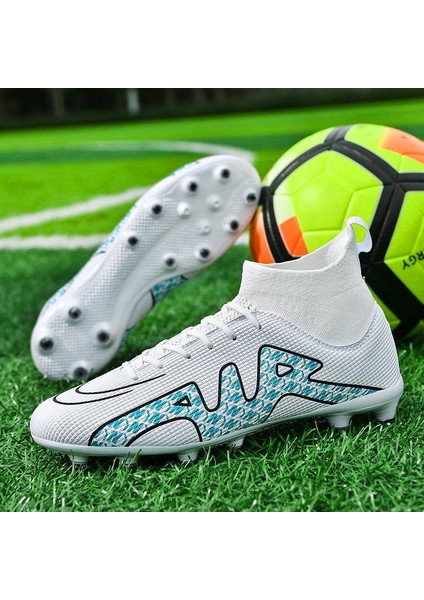 Erkek / Çocuk Futbol Botları Profesyonel Çim Futbol Botları Çocuk Futbol Spor Eğitim Ayakkabıları Boyutu 523 (Yurt Dışından)
