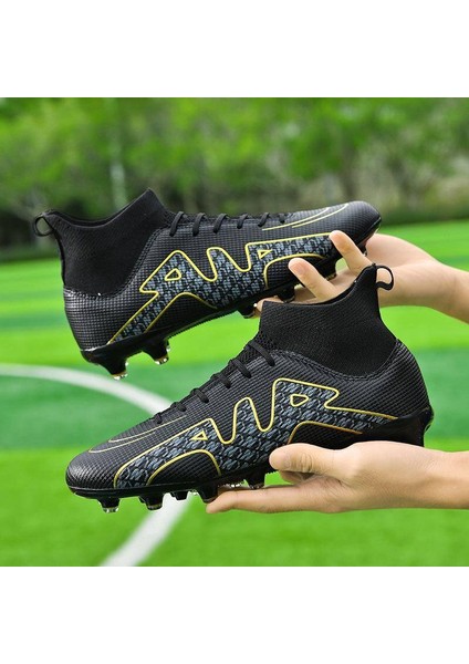 Erkek / Çocuk Futbol Botları Profesyonel Çim Futbol Botları Çocuk Futbol Spor Eğitim Ayakkabıları Boyutu 523 (Yurt Dışından)